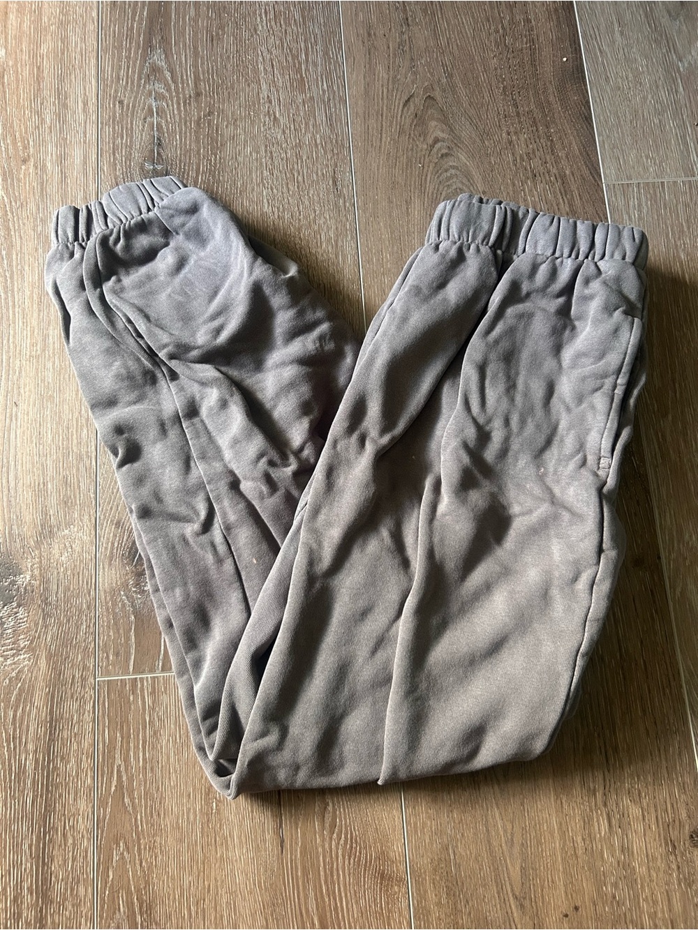 Women’s Brandy Melville Casual Elastic-Waist Sweatpants - Gray